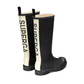 Superga 799 Stivale di Gomma Lettering Black